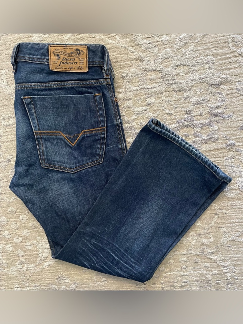 Diesel Industry - all cotton blue denim jeans Size 33W x 37L
